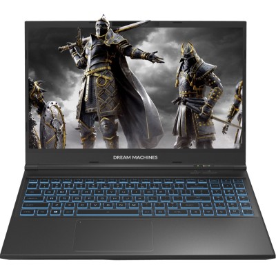 Ноутбук Dream Machines RG3050Ti-15 15.6FHD IPS, Intel i7-12700H, 16GB, F500GB, NVD3050Ti-4, DOS, черный (RG3050TI-15UA37)