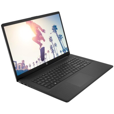 Ноутбук HP 17-cn1000ua 17.3" FHD IPS AG, Intel i5-1155G7, 16GB, 1TB+F512GB, UMA, DOS, черный (826P7EA)