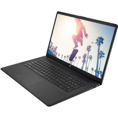 Ноутбук HP 17-cn1000ua 17.3" FHD IPS AG, Intel i5-1155G7, 16GB, 1TB+F512GB, UMA, DOS, черный (826P7EA)
