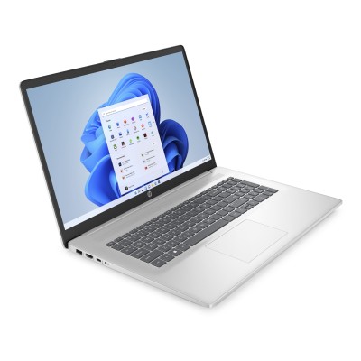 Ноутбук HP 17-cn2004ua 17.3" FHD IPS AG, Intel i5-1235U, 8GB, F512GB, UMA, DOS, серебристый (6J9H9EA)