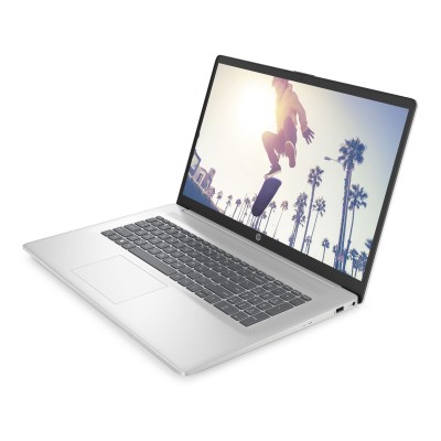 Ноутбук HP 17-cn2004ua 17.3" FHD IPS AG, Intel i5-1235U, 8GB, F512GB, UMA, DOS, серебристый (6J9H9EA)