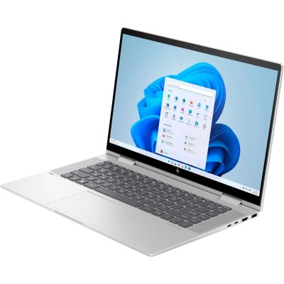Ноутбук HP ENVY x360 15-fe0001ua 15.6" FHD OLED Touch, Intel i7-1355U, 16GB, F1024GB, NVD3050-4, Win11, серебристый (826N7EA)