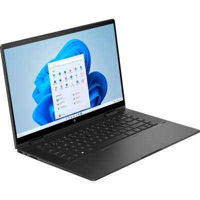 Ноутбук HP ENVY x360 15-fh0000ua 15.6" FHD OLED Touch, AMD R7-7730U, 16GB, F1024GB, UMA, Win11, черный (826N9EA)