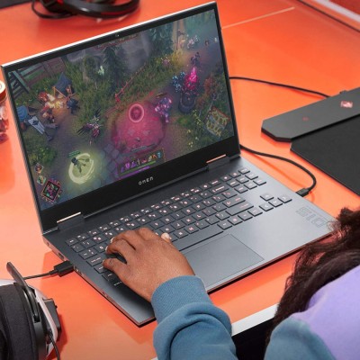 Купити Ноутбук HP OMEN 15-ek0027ur 15.6FHD IPS 300Hz/Intel i7-10750H/32/2x512F/NVD2070-8/DOS (2G4D0EA)