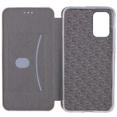 Кожаный чехол (книжка) Classy для Xiaomi Redmi Note 10 / Note 10s / Poco M5s Rose Gold - 2