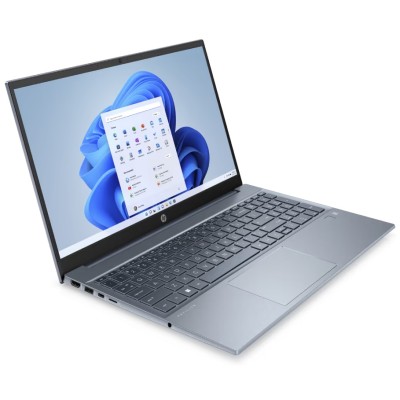 Ноутбук HP Pavilion 15-eg2011ua 15.6" FHD IPS AG, Intel i5-1235U, 16GB, F512GB, UMA, DOS, голубой (6G809EA)