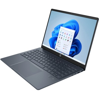 Ноутбук HP Pavilion Plus 14-eh1001ua 14" 2.8K OLED, Intel i7-1355U, 16GB, F1024GB, NVD2050-4, DOS, синий (826S8EA)