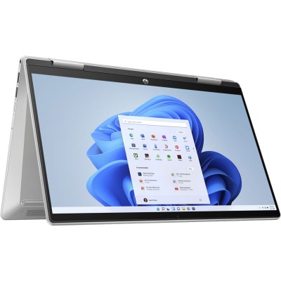 Ноутбук HP Pavilion x360 14-ek1000ua 14" FHD IPS Touch, Intel i7-1355U, 16GB, F1024GB, UMA, DOS, серебристый (825D9EA)