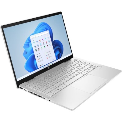 Ноутбук HP Pavilion x360 14-ek1000ua 14" FHD IPS Touch, Intel i7-1355U, 16GB, F1024GB, UMA, DOS, серебристый (825D9EA)