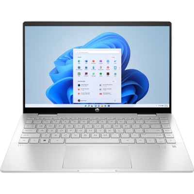 Ноутбук HP Pavilion x360 14-ek1000ua 14" FHD IPS Touch, Intel i7-1355U, 16GB, F1024GB, UMA, DOS, серебристый (825D9EA)