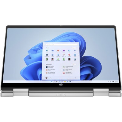 Ноутбук HP Pavilion x360 14-ek1000ua 14" FHD IPS Touch, Intel i7-1355U, 16GB, F1024GB, UMA, DOS, серебристый (825D9EA)