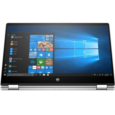 Ноутбук HP Pavilion x360 15.6FHD IPS AG/Intel i5-10210U/8/512F/int/W10/Silver (9PU47EA)