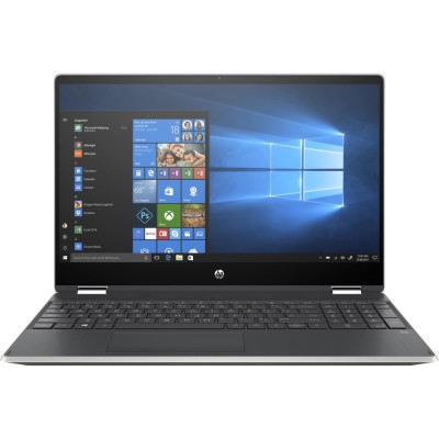 Ноутбук HP Pavilion x360 15.6FHD IPS/Intel i3-10110U/8/256F/int/W10/Silver (22N44EA)