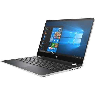 Ноутбук HP Pavilion x360 15.6FHD IPS/Intel i3-10110U/8/256F/int/W10/Silver (22N44EA)