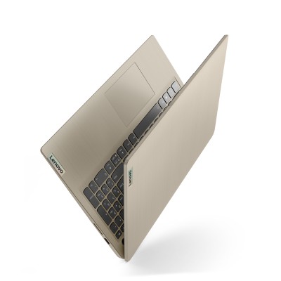 Ноутбук Lenovo IdeaPad 3 15.6" FHD IPS AG, Intel i3-1115G4, 8GB, F512GB, UMA, DOS, песочный (82H803KJRA)