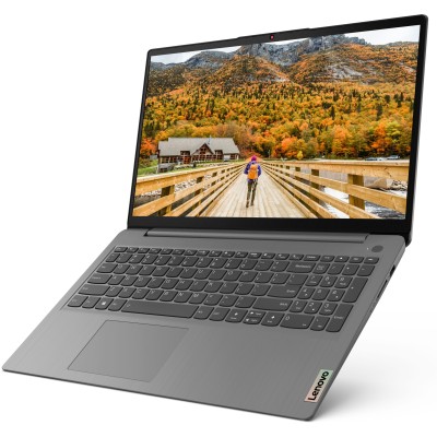 Ноутбук Lenovo IdeaPad 3 15.6" FHD IPS AG, Intel I5-1235U, 8GB, F512GB, UMA, DOS, серый (82RK00P3RA)