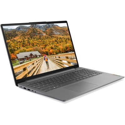 Ноутбук Lenovo IdeaPad 3 15.6" FHD IPS AG, Intel I5-1235U, 8GB, F512GB, UMA, DOS, серый (82RK00P3RA)