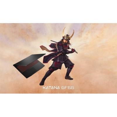 Ноутбук MSI GF66 Katana 15.6" FHD, Intel Intel i7-11800H, 16GB, F512GB, NVD3050TI-4, DOS, чорний (GF6611UD-1050XUA)