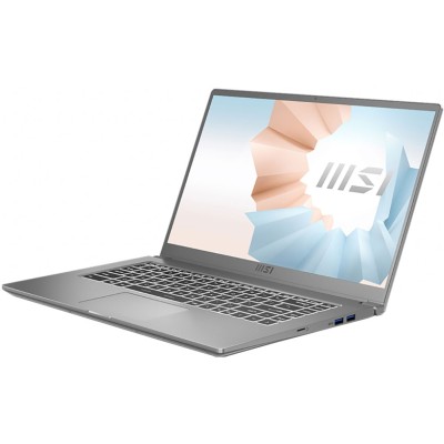 Купити Ноутбук MSI Modern 15 15.6FHD IPS/Intel i7-1165G7/16/512F/NVDMX450-4/DOS/Silver (M15A11SB-214XUA)