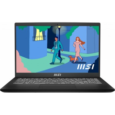 Купити Ноутбук MSI Modern 15.6 FHD, Intel i7-1255U, 16GB, F512GB, UMA, DOS, черный (MODERN_15_B12M-298XUA)