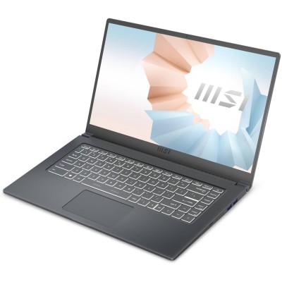 Ноутбук MSI Modern 15.6FHD IPS/Intel i5-1155G7/16/512F/Int/DOS/Carbon Gray (M15A11MU-840XUA)
