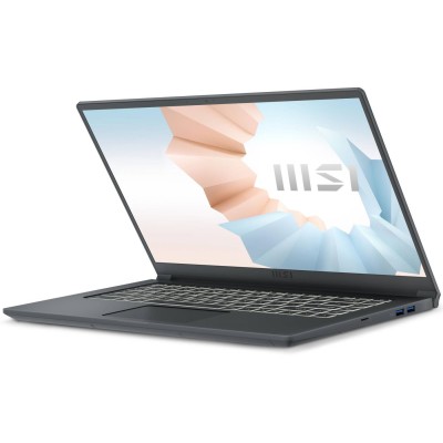 Ноутбук MSI Modern 15.6FHD IPS/Intel i5-1155G7/16/512F/Int/DOS/Carbon Gray (M15A11MU-840XUA)