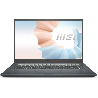 Ноутбук MSI Modern 15.6FHD IPS/Intel i5-1155G7/16/512F/Int/DOS/Carbon Gray (M15A11MU-840XUA)