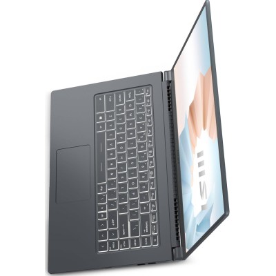 Ноутбук MSI Modern 15.6FHD IPS/Intel i5-1155G7/16/512F/Int/DOS/Carbon Gray (M15A11MU-840XUA)