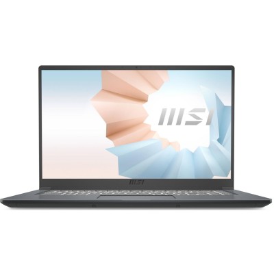 Ноутбук MSI Modern 15.6FHD IPS/Intel i5-1155G7/16/512F/Int/DOS/Carbon Gray (M15A11MU-840XUA)