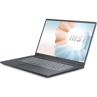 Ноутбук MSI Modern 15.6FHD IPS/Intel i5-1155G7/16/512F/Int/DOS/Carbon Gray (M15A11MU-840XUA)