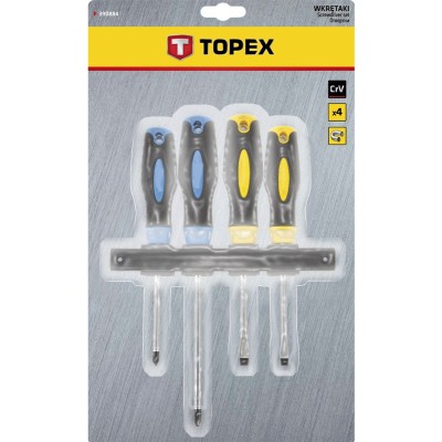 Отвертки TOPEX, набор 4 ед. 