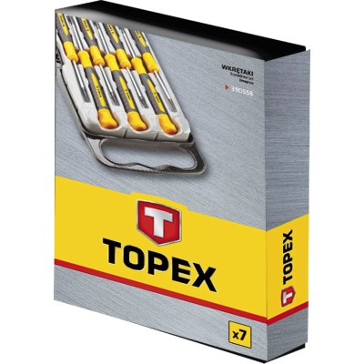 Отвёртки прецизионные TOPEX, набор 7 ед. 