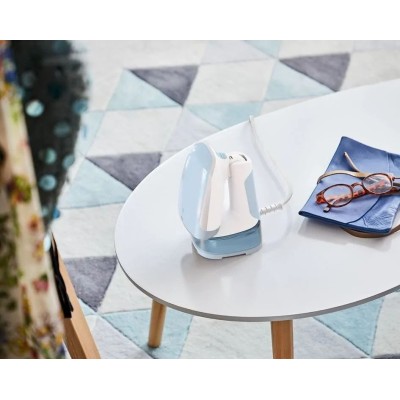 Отпариватель Tefal компактный Access`Steam Pocket, 1300Вт, постоянный пар - 20гр, бело-голубой (DT3041E1)