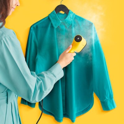 Отпариватель Tefal компактный PURE POP, 1300Вт, 70мл, постоянный пар - 20гр, желтый (DT2026E1)