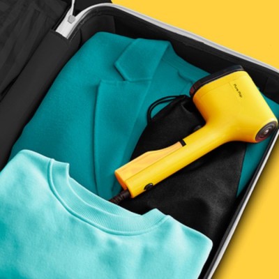 Отпариватель Tefal компактный PURE POP, 1300Вт, 70мл, постоянный пар - 20гр, желтый (DT2026E1)