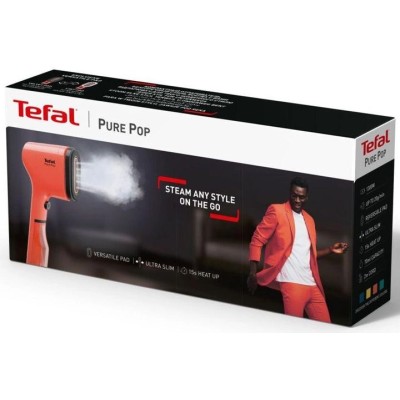 Отпариватель Tefal компактный Pure Pop, 1300Вт, 70мл, постоянный пар - 20гр, красный (DT2022E1)