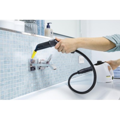 Пароочиститель Karcher SC 1 EasyFix Premium, 1200Вт, 200мл, 3Бар, бело-черный (1.516-375.0)