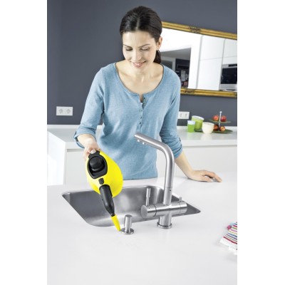 Пароочиститель Karcher SC 1 EasyFix, 1200Вт, 200мл, 3Бар, жолто-черный (1.516-330.0)