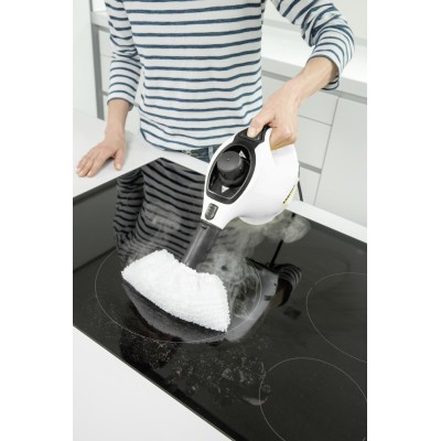 Пароочиститель Karcher SC 1 Premium, 1200Вт, 200мл, 3Бар, бело-черный (1.516-360.0)