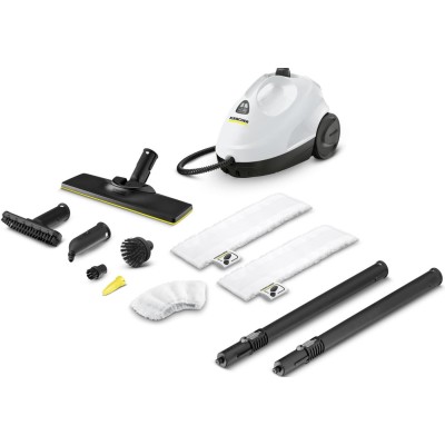Пароочиститель Karcher SC 2 EasyFix Premium, 1500Вт, 1000мл, 3.2Бар, бело-черный (1.512-090.0)