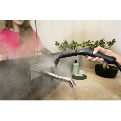 Пароочиститель Karcher SC 4 Deluxe EasyFix Premium, 2200Вт, 1300мл, 4Бар, бело-черный (1.513-280.0)