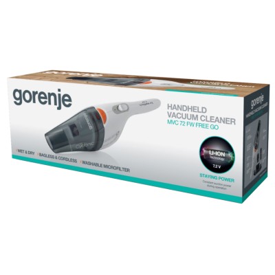 Пилосос акумуляторний GORENJE MVC 72 FW