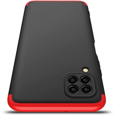 Купити Пластиковая накладка GKK LikGus 360 градусов (opp) для Huawei P40 Lite Черный / Красный