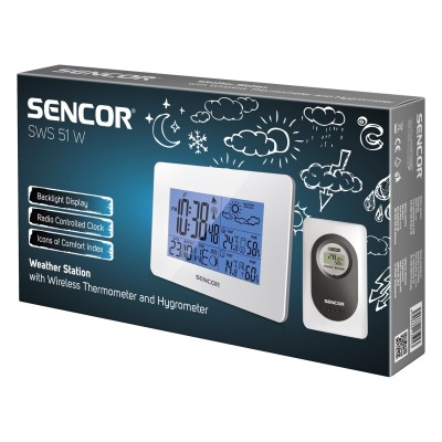 Купити Погодная станция Sencor SWS51W (SWS51W)