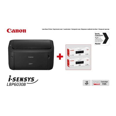 Принтер А4 Canon i-SENSYS LBP6030B (бандл с 2 картриджами) (8468B042)