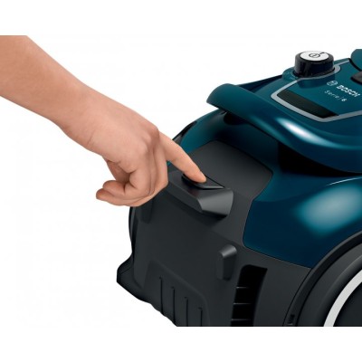 Пылесос Bosch контейнерный, 600Вт, конт пыль -2.4л, НЕРА13, синий (BGS41FAM)