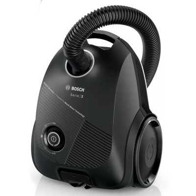 Пылесос Bosch мешковый, 600Вт, мешок-3.5л, НЕРА, черный (BGBS2BA1P)