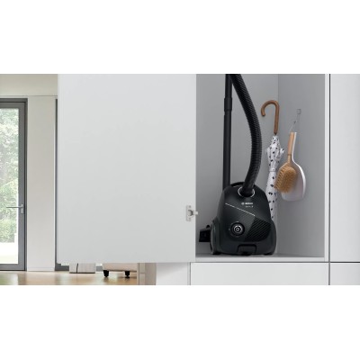 Пылесос Bosch мешковый, 600Вт, мешок-3.5л, НЕРА, черный (BGBS2BA1P)