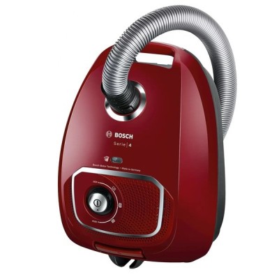 Пылесос Bosch мешковый, 600Вт, мешок-4л, ЕРА10, красный (BGLS4X201)