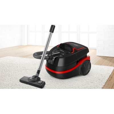 Пылесос Bosch моющий, 2100Вт, мешок-2.5л, вода -5л, НЕРА13, турбощётка, черный (BWD421POW)